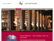 Tablet Screenshot of metzlerverlag.de